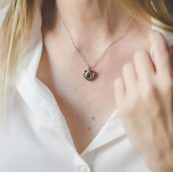 Heart Photo Necklace