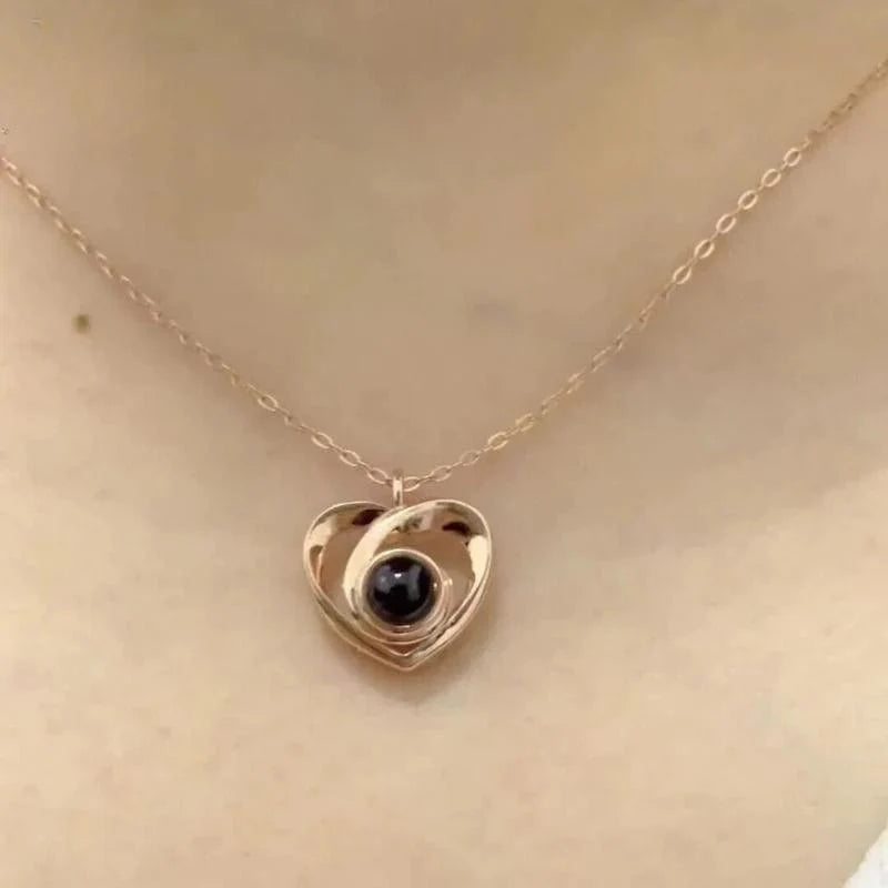 Heart Photo Necklace