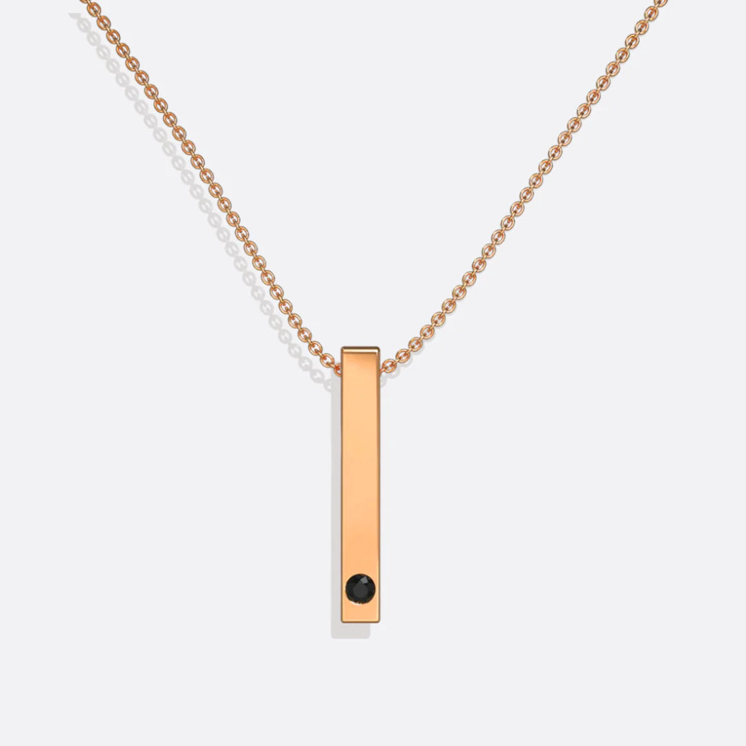 Ingot Photo Necklace