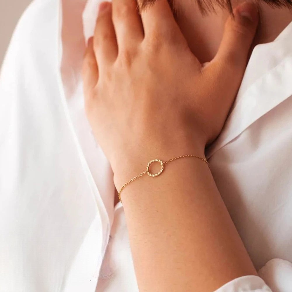 Minimalist Ring & Chain Bracelet