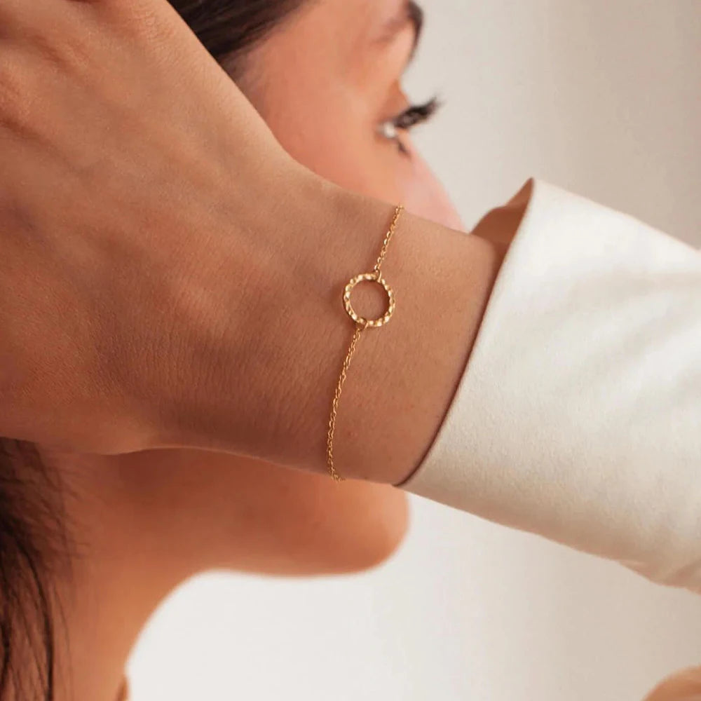 Minimalist Ring & Chain Bracelet