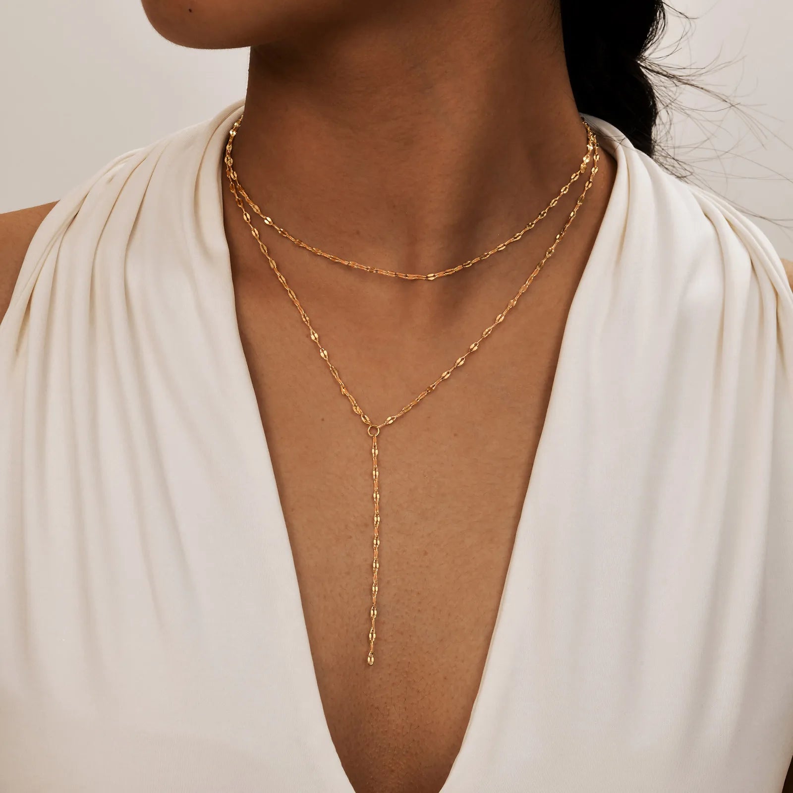 Golden Fringe Necklace