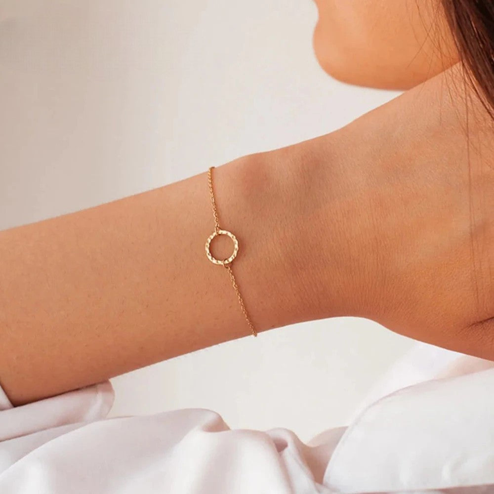 Minimalist Ring & Chain Bracelet