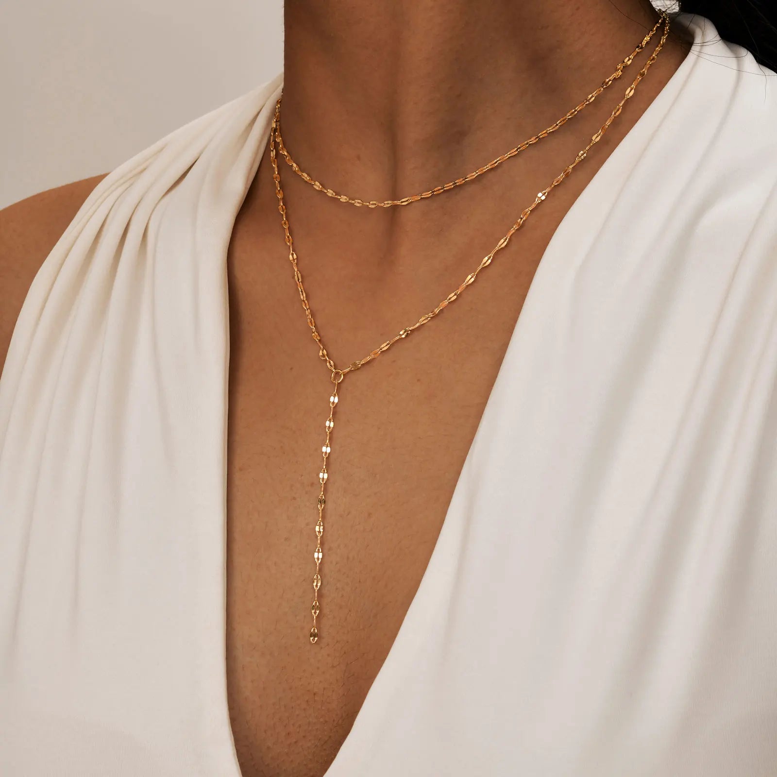 Golden Fringe Necklace