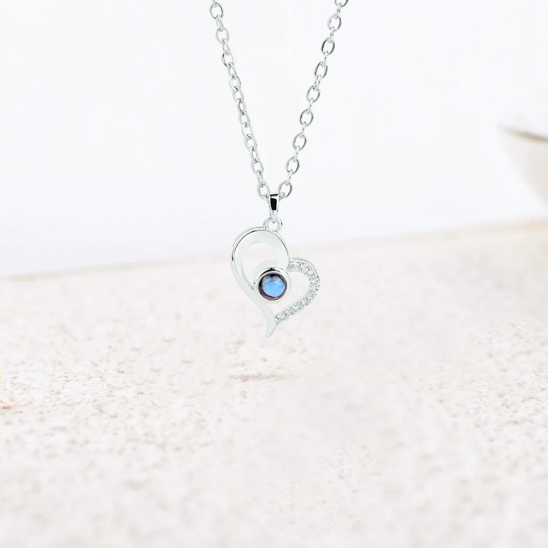 HeartBeam Photo Necklace